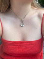 Vintage Mother of Pearl Inlay Knot Pendant