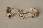 Vintage Ottoman Revival Woven Foxtail Multistrand Bracelet