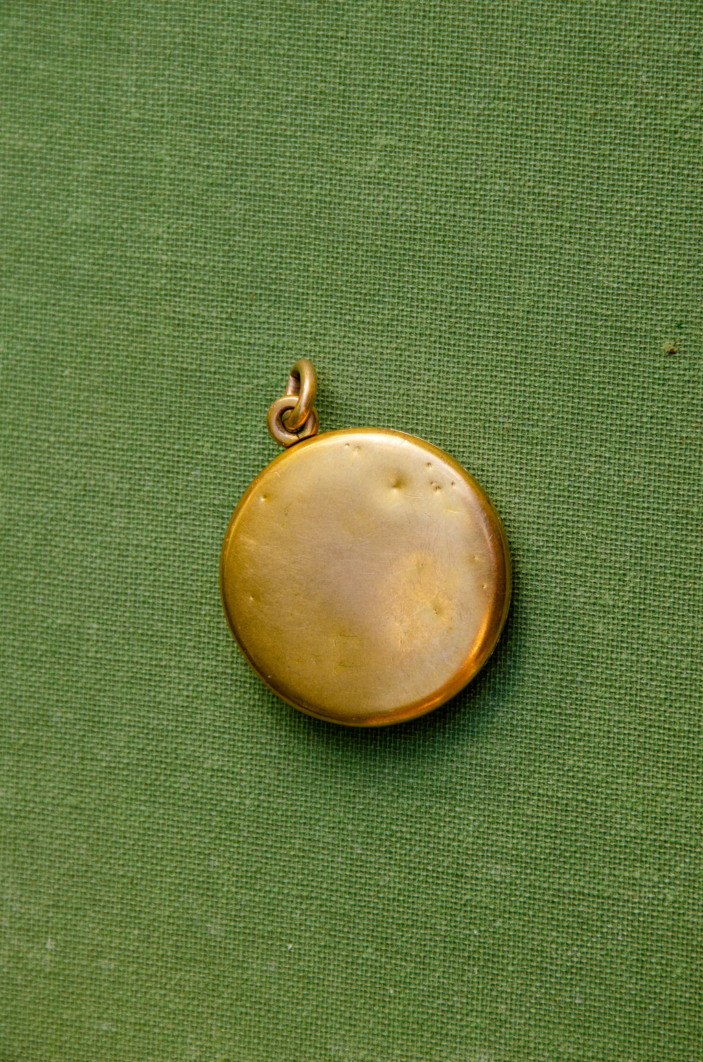 Art Nouveau Iris Repoussé Locket