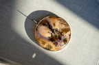 Vintage Dendritic Agate Disc Pendant