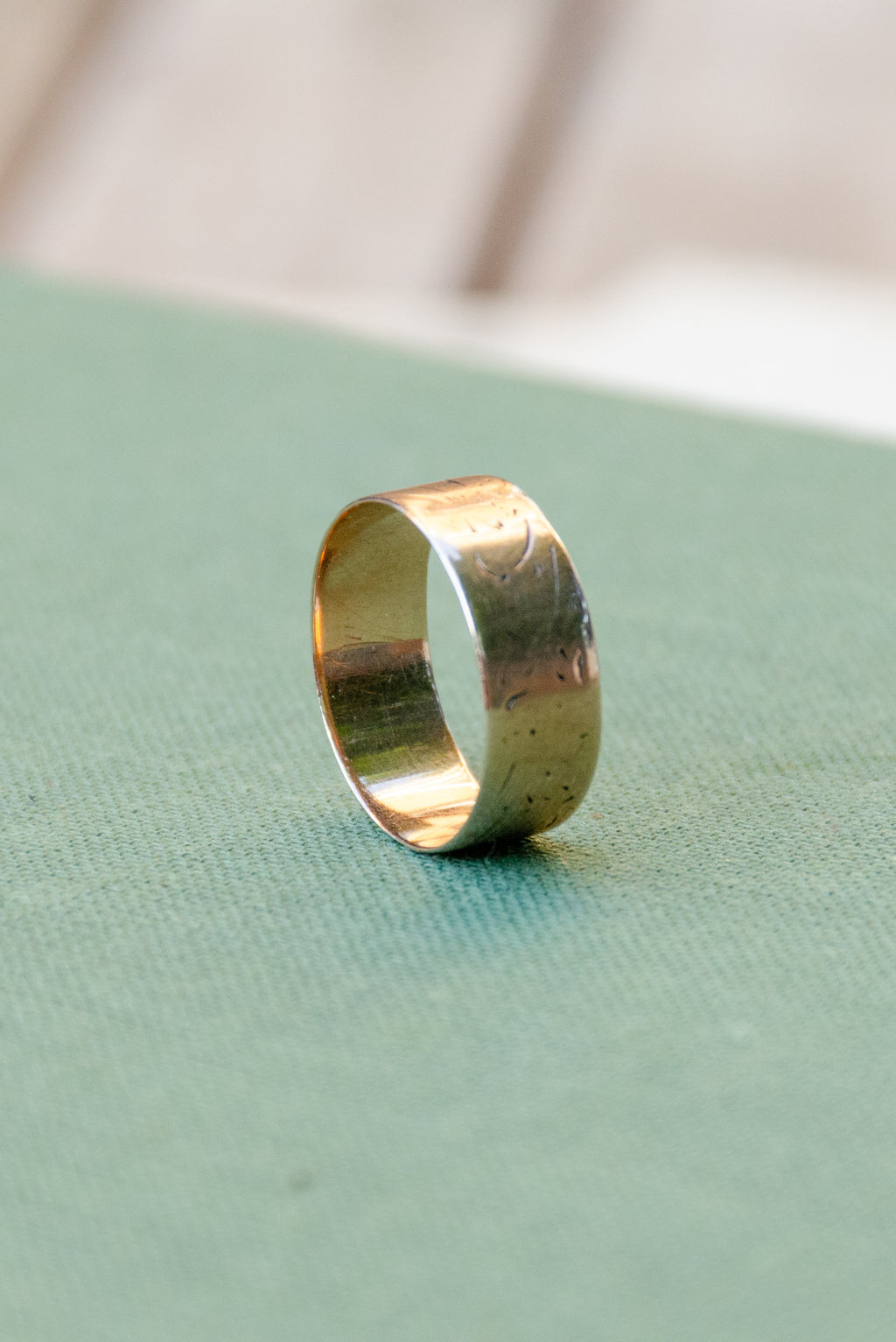 Victorian Engraved Swallow Motif Cigar Band