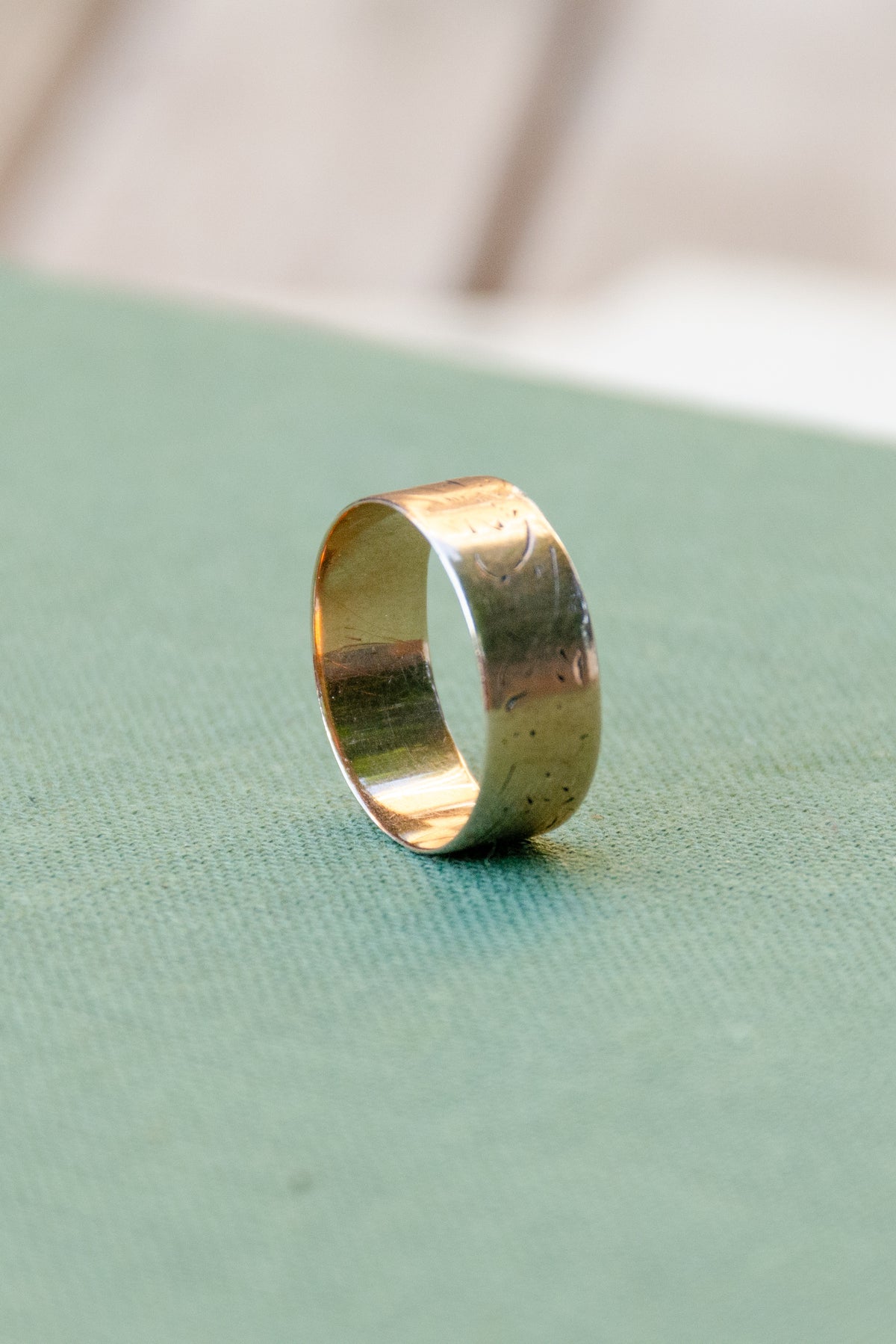 Victorian Engraved Swallow Motif Cigar Band