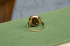 Victorian Bohemian Rose Cut Garnet Cluster Ring