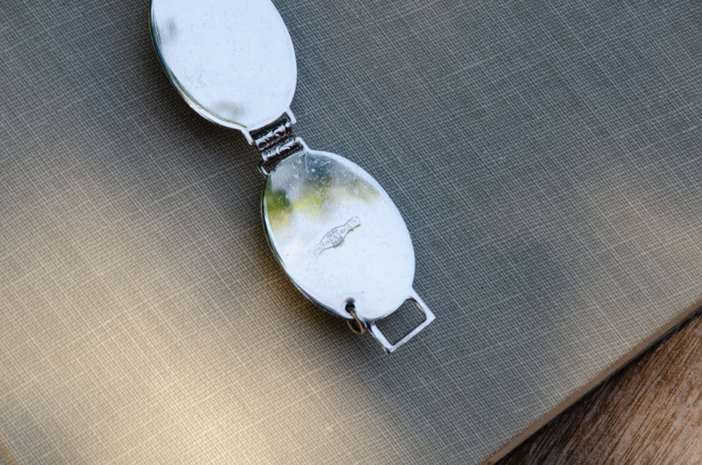 Vintage Whiting and Davis Mother of Pearl Bracelet